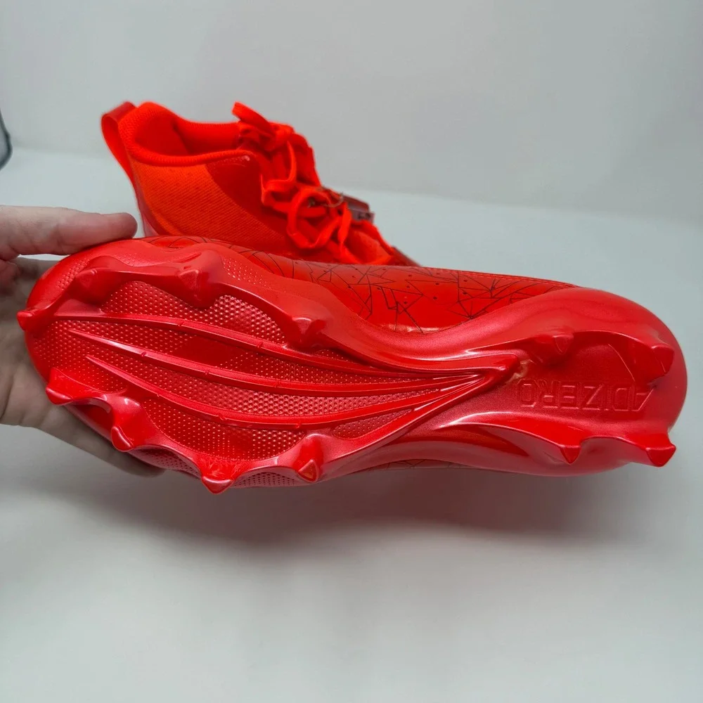 Adidas‎ Adizero Chaos Mens Size 9 Football Cleats Red White IF9717 NEW